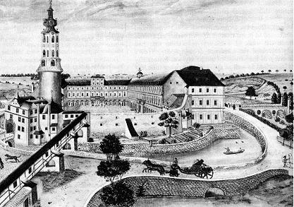The Ducal Palce in Weimar, unknown 18th Century artist